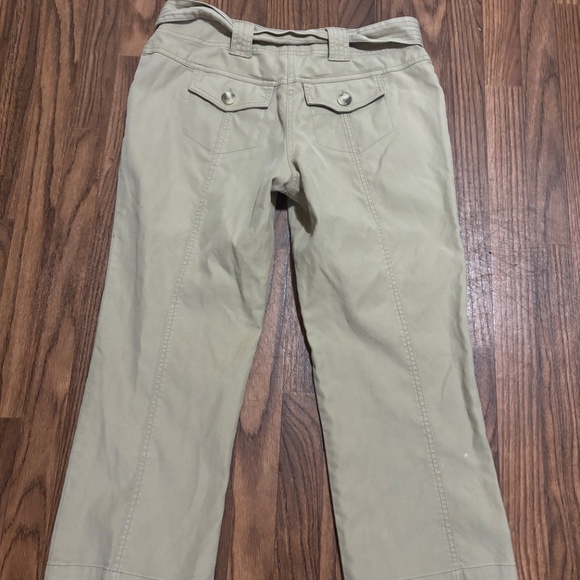Isaac Mizrahi * Tan Cargo / Khaki Color Woman Pants * Size 6/30 - Picture 3 of 7